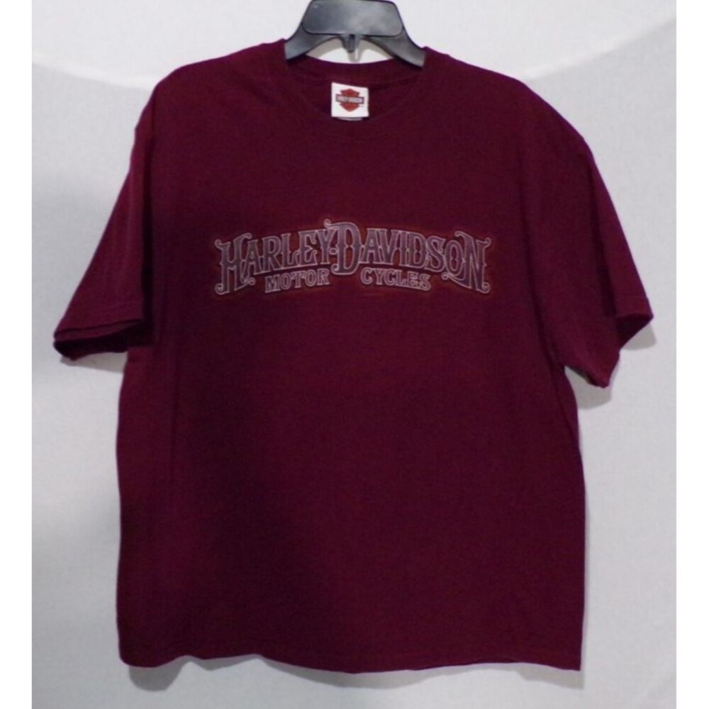 Vintage Harley-Davidson T-Shirt 2009 Front 2002 Route 66 Tulsa OK Biker XL